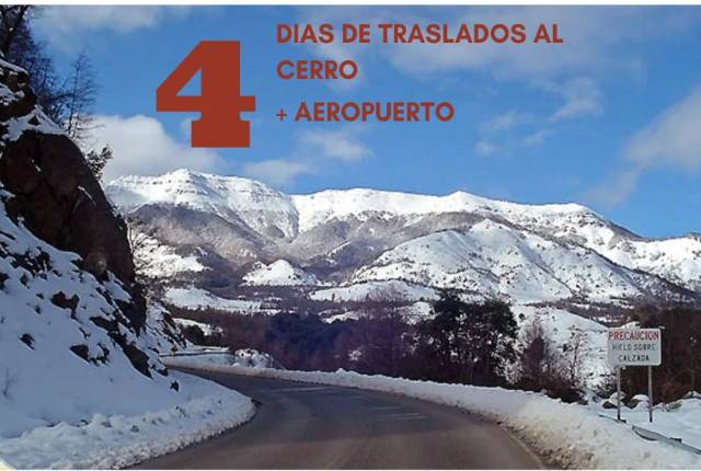 Aeropuerto + Traslados al Cerro Chapelco x 4 días 