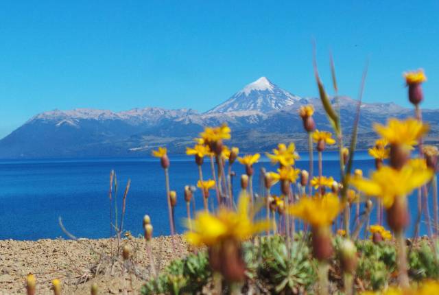 -- VOLCÁN LANIN -- Lago Huechulafquen